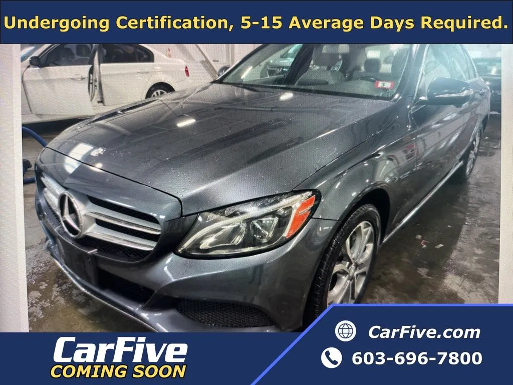 Gray 2015 Mercedes-Benz C-Class C 300 for sale in Nashua, NH