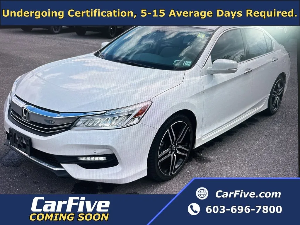 White 2016 Honda Accord Touring for sale in Nashua, NH