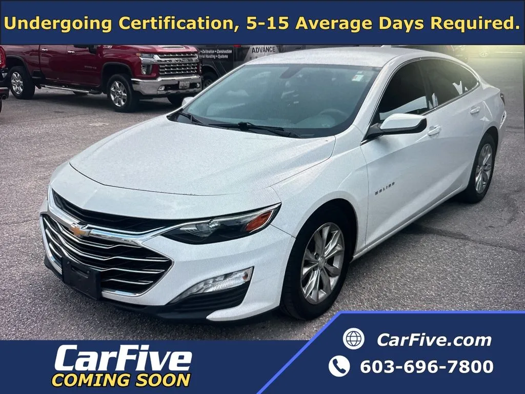 White 2019 Chevrolet Malibu LT for sale in Nashua, NH
