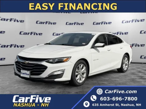 White 2019 Chevrolet Malibu LT for sale in Nashua, NH