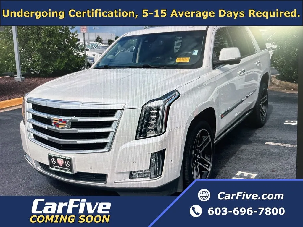 White 2018 Cadillac Escalade Premium Luxury for sale in Nashua, NH