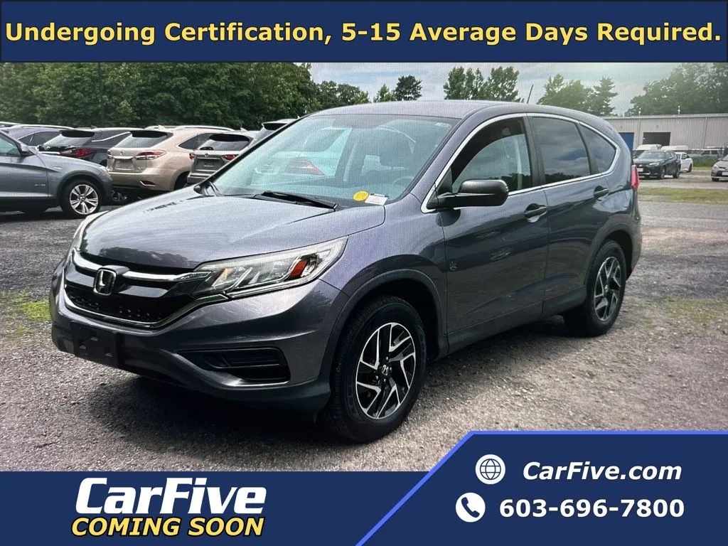 Gray 2016 Honda CR-V SE for sale in Nashua, NH
