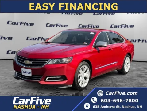 Red 2015 Chevrolet Impala LTZ for sale in Nashua, NH