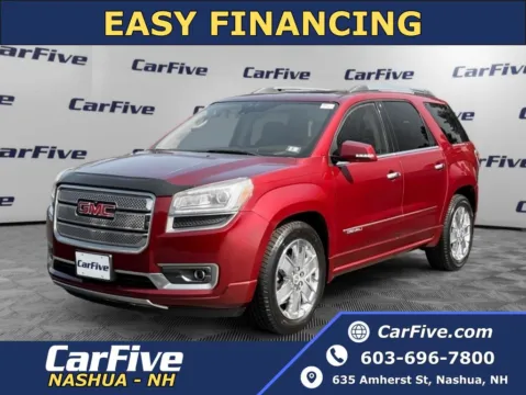 Red 2015 GMC Acadia Denali for sale in Nashua, NH