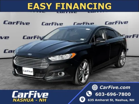 Black 2016 Ford Fusion Titanium for sale in Nashua, NH
