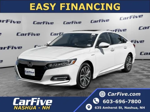 White 2019 Honda Accord Hybrid Touring for sale in Nashua, NH