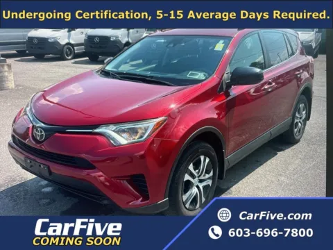 Red 2018 Toyota RAV4 LE for sale in Nashua, NH