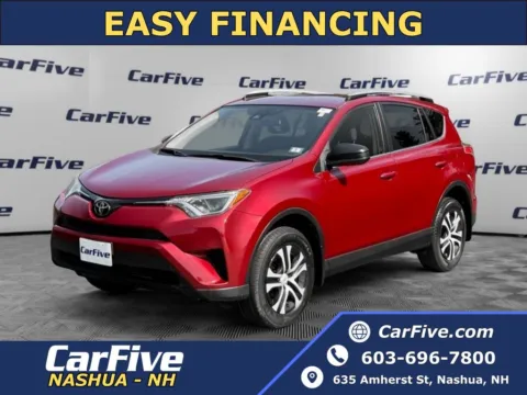 Red 2018 Toyota RAV4 LE for sale in Nashua, NH