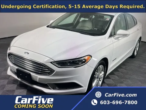 White 2018 Ford Fusion Hybrid SE for sale in Nashua, NH