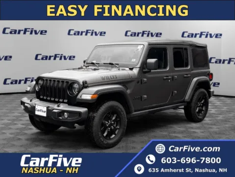 Gray 2021 Jeep Wrangler Unlimited Willys for sale in Nashua, NH