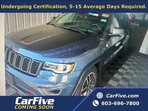 Blue 2021 Jeep Grand Cherokee Trailhawk for sale in Nashua, NH