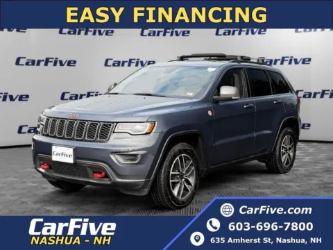 Blue 2021 Jeep Grand Cherokee Trailhawk for sale in Nashua, NH