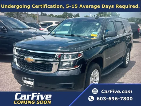 Black 2018 Chevrolet Tahoe LS for sale in Nashua, NH
