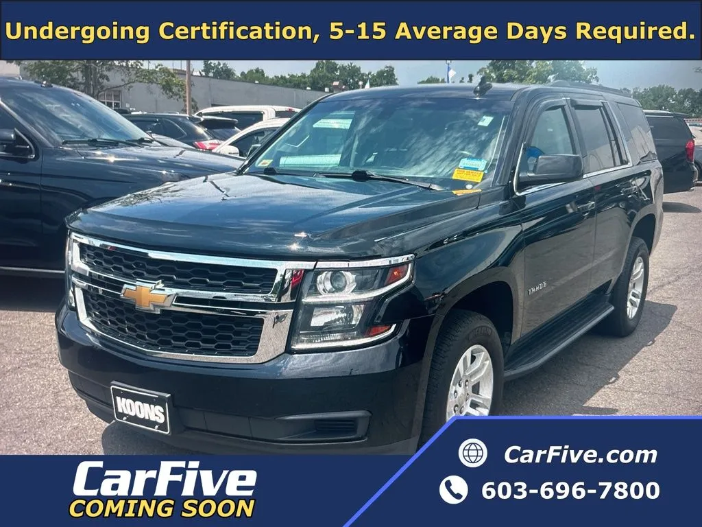 Black 2018 Chevrolet Tahoe LS for sale in Nashua, NH