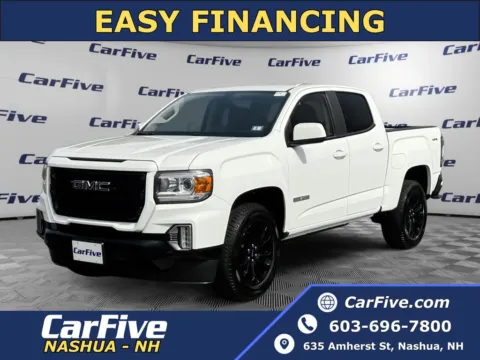 White 2021 GMC Canyon Elevation for sale in Nashua, NH