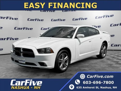 White 2014 Dodge Charger SXT for sale in Nashua, NH