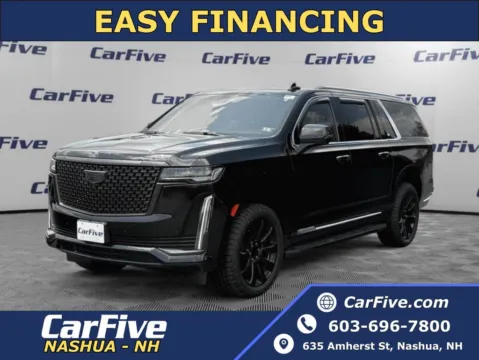 Black 2021 Cadillac Escalade ESV Premium for sale in Nashua, NH