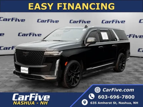 Black 2021 Cadillac Escalade ESV Premium for sale in Nashua, NH