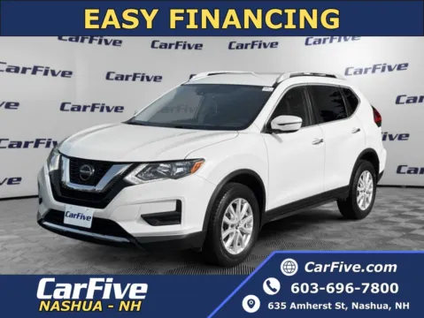 White 2019 Nissan Rogue SV for sale in Nashua, NH