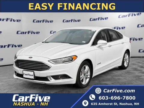 White 2018 Ford Fusion Hybrid SE for sale in Nashua, NH