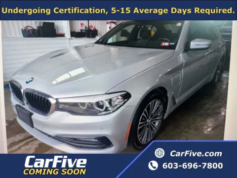 Silver 2018 BMW 5 Series 530e xDrive iPerformance for sale in Nashua, NH