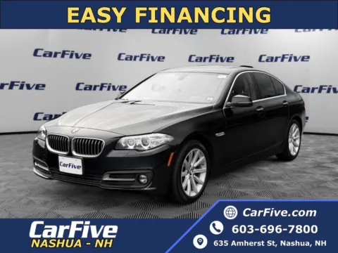 Black 2015 BMW 5 Series 535i xDrive for sale in Nashua, NH