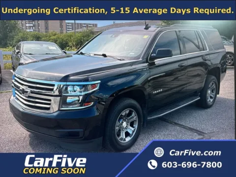 Black 2018 Chevrolet Tahoe LS for sale in Nashua, NH