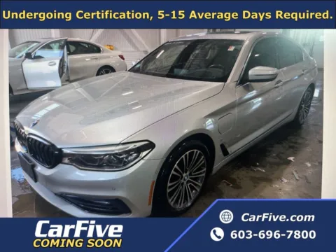 Silver 2018 BMW 5 Series 530e xDrive iPerformance for sale in Nashua, NH