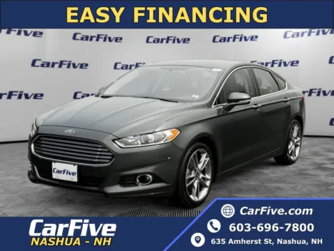 Gray 2015 Ford Fusion Titanium for sale in Nashua, NH