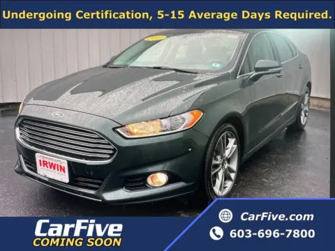 Gray 2015 Ford Fusion Titanium for sale in Nashua, NH