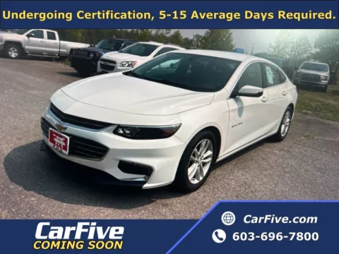 White 2016 Chevrolet Malibu LT for sale in Nashua, NH