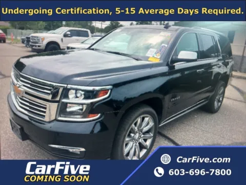 Black 2018 Chevrolet Tahoe Premier for sale in Nashua, NH