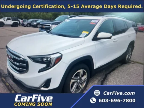 White 2018 GMC Terrain SLT for sale in Nashua, NH