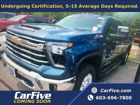 Blue 2024 Chevrolet Silverado 2500HD LTZ for sale in Nashua, NH
