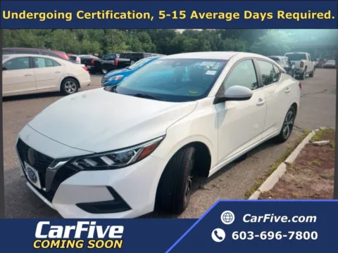 White 2022 Nissan Sentra SV for sale in Nashua, NH