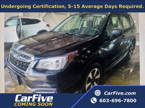 Black 2017 Subaru Forester 2.5i for sale in Nashua, NH