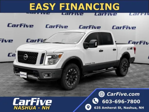White 2019 Nissan Titan PRO-4X for sale in Nashua, NH