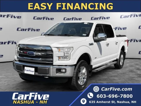 White 2015 Ford F-150 Lariat for sale in Nashua, NH