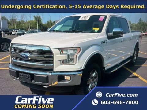 White 2015 Ford F-150 Lariat for sale in Nashua, NH