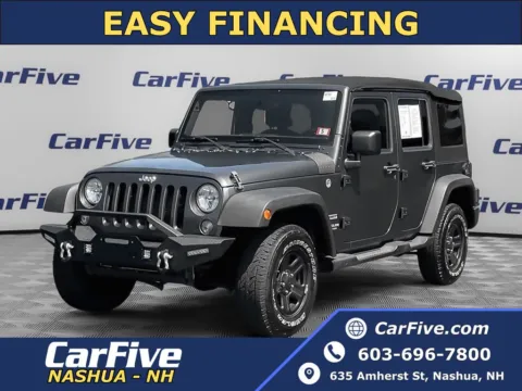 Gray 2017 Jeep Wrangler Unlimited Sport for sale in Nashua, NH