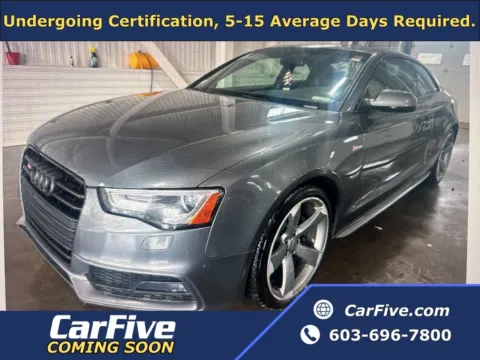 Gray 2015 Audi S5 3.0T Premium Plus for sale in Nashua, NH
