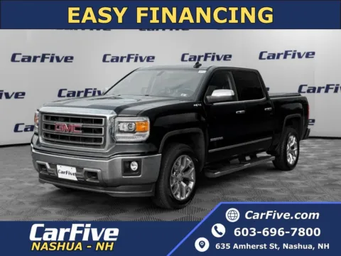 Black 2015 GMC Sierra 1500 SLT for sale in Nashua, NH