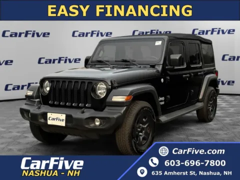 Black 2018 Jeep Wrangler Unlimited Sport for sale in Nashua, NH