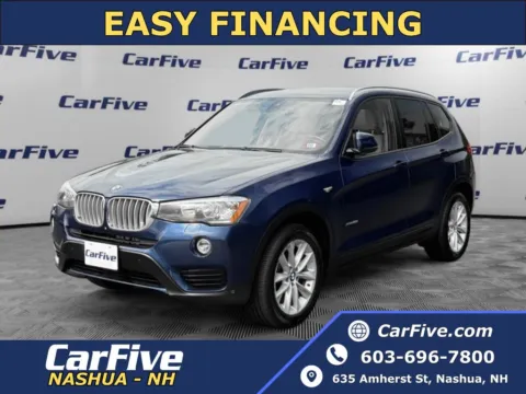 Blue 2016 BMW X3 xDrive28i for sale in Nashua, NH