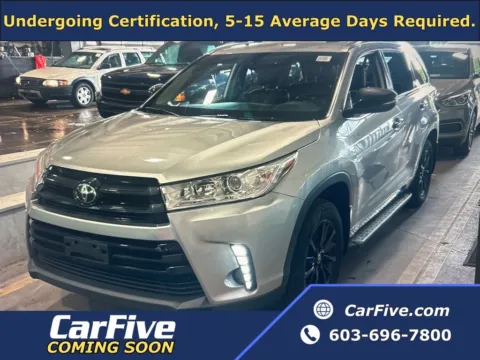 Silver 2018 Toyota Highlander XLE for sale in Nashua, NH