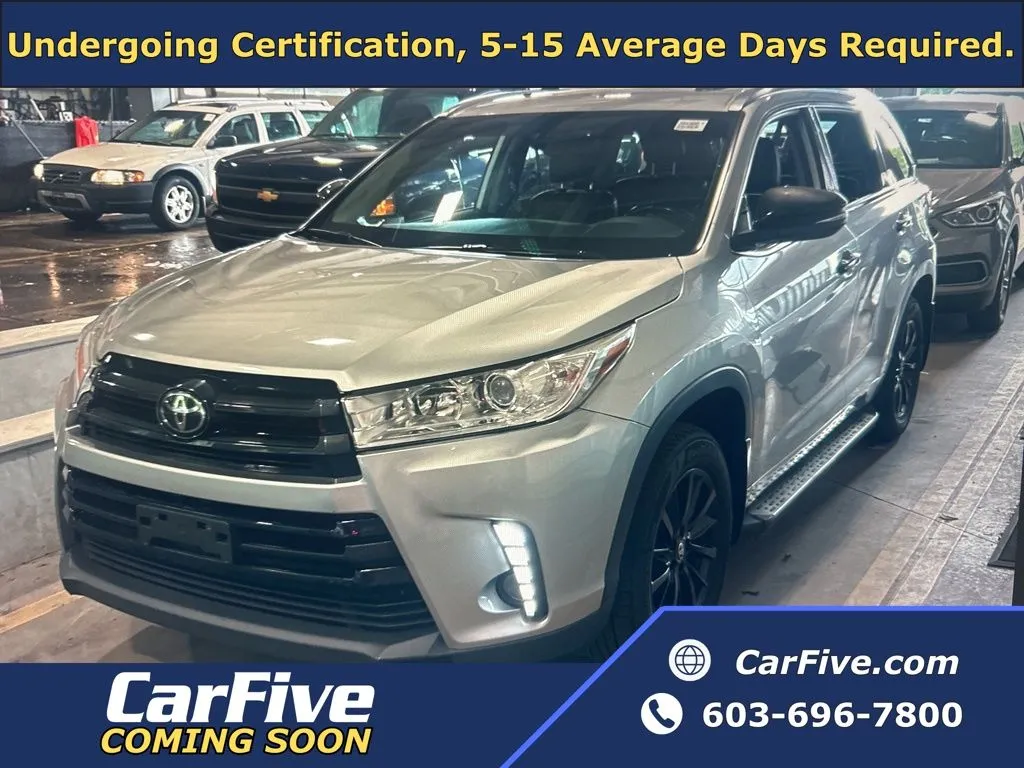 Silver 2018 Toyota Highlander XLE for sale in Nashua, NH