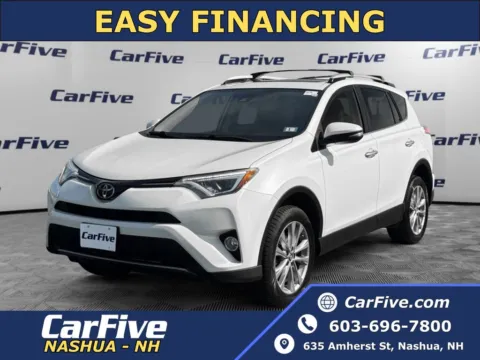 White 2018 Toyota RAV4 Limited for sale in Nashua, NH