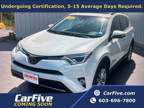 White 2018 Toyota RAV4 Limited for sale in Nashua, NH