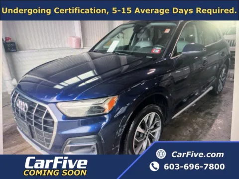 Blue 2021 Audi Q5 45 Premium Plus for sale in Nashua, NH