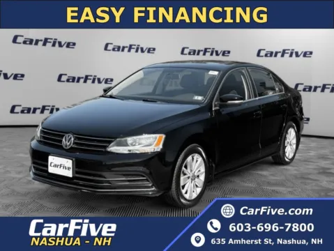 Black 2015 Volkswagen Jetta 1.8T SE for sale in Nashua, NH
